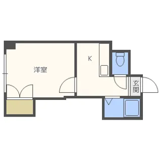 コスモス菊水【00802号室】の間取り