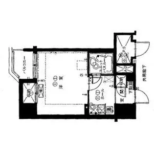 ファミール中の島【705号室】の間取り