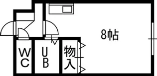 バウハウス【00205号室】の間取り