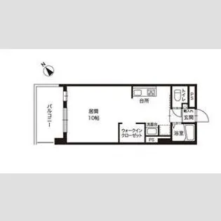 ジュイエ中の島【2階】の間取り