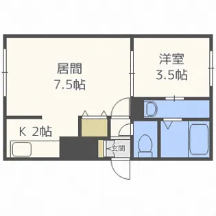 ヴェルデ【4階】の間取り