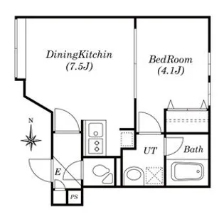 ガーデンコート【302号室】の間取り