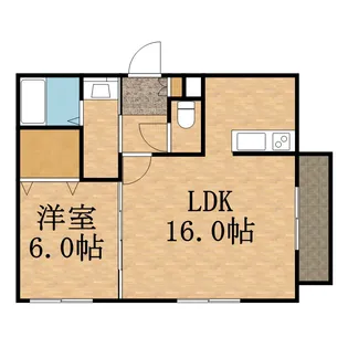 クラリス南平岸Ⅱ【4階】の間取り