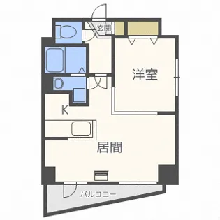 E’FⅡ(エフデュエ)【6階】の間取り