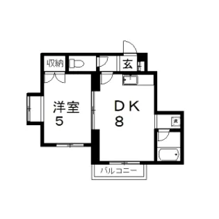 グランドール平岸512【302号室】の間取り