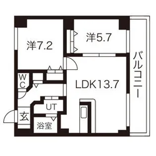 EF TOWN 2ND【4階】の間取り