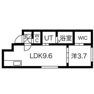 Luminous平岸【4階】の間取り