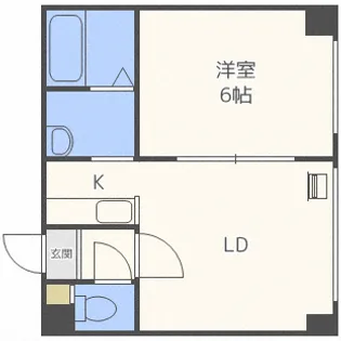 シャトー純連【4FC1号室】の間取り