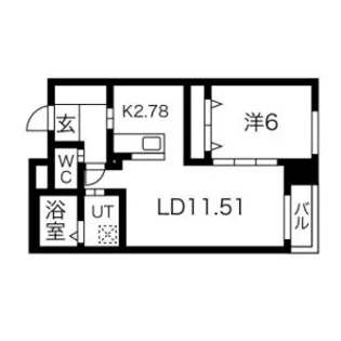 ニューコンフォート澄川【3階】の間取り