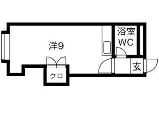 ケンタクコーポ南13条【205号室】の間取り