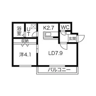 グラスマーレIII【2階】の間取り
