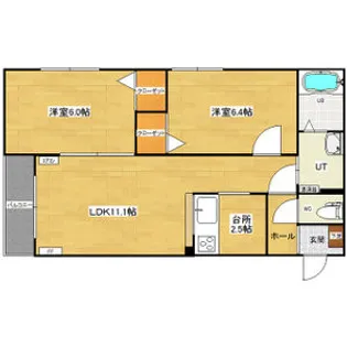 Licheres美園【1階】の間取り