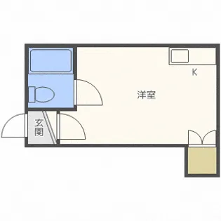 第5もりいマンション【212号室】の間取り