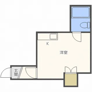 第5もりいマンション【205号室】の間取り