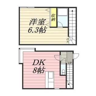 シーガルハウス【0105号室】の間取り
