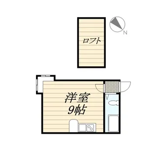 サンハイツ平岸【203号室】の間取り