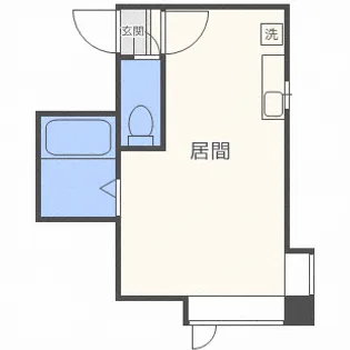 サンハイツ平岸【102号室】の間取り