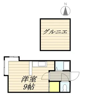 AMS澄川【202号室】の間取り