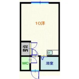 新星荘【101号室】の間取り