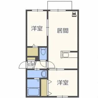 アンコールワット・アンコールトム【3階】の間取り
