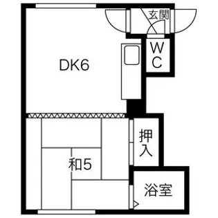 コーポ杉本【1号室】の間取り