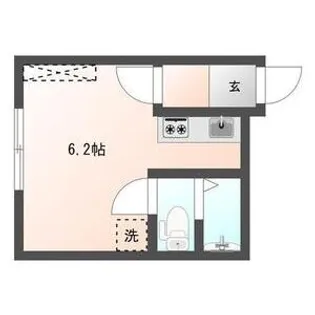 TーROUTE(ティールート)菊水【316号室】の間取り