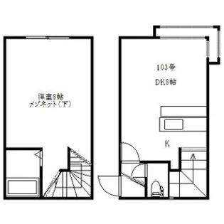 アイビーパレス62【103号室】の間取り