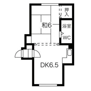 ドリームハイツ【8号室】の間取り