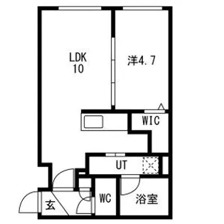 GRACE豊平【4階】の間取り