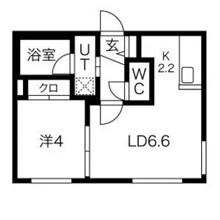 輝和(KIWA) 仮)平岸4条16丁目MS【2階】の間取り