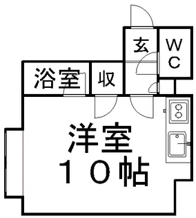デイリーハットⅡ【205号室】の間取り