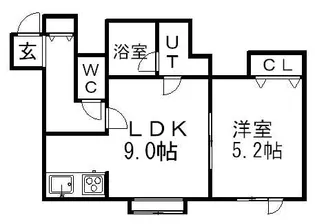 リッセ・Ⅰ【102号室】の間取り