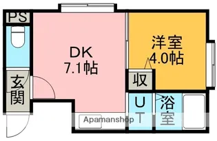 クウォリアⅠ【202号室】の間取り
