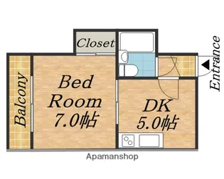 小田ビル【5階】の間取り