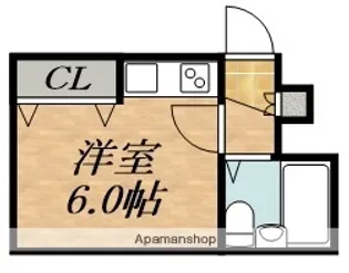 はまなすコーポ2号館【1階】の間取り