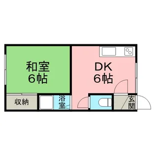 北峰ビル【205号室】の間取り