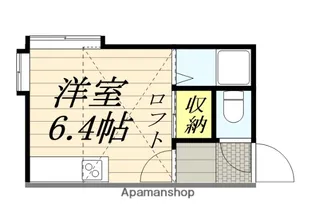 PLAZA IN 山鼻【206号室】の間取り