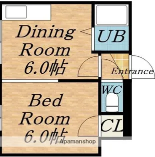 アメニティハイム壱番館【2階】の間取り