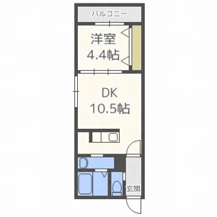 北海道札幌市豊平区福住一条1丁目【マンション】の間取り