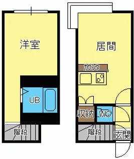 ラピス澄川【102号室】の間取り