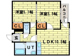 REEF SUITE(リーフスイート)【303号室】の間取り