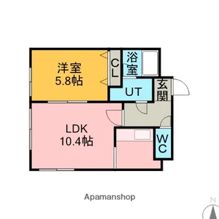 北海道札幌市豊平区福住一条4丁目【マンション】の間取り