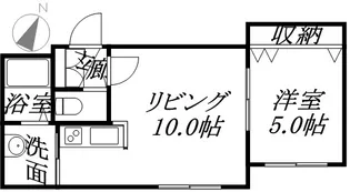レジナス澄川【1階】の間取り