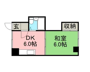 タイセイビル【306号室】の間取り