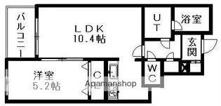 アルファタワー・札幌ステーションフロント【5階】の間取り