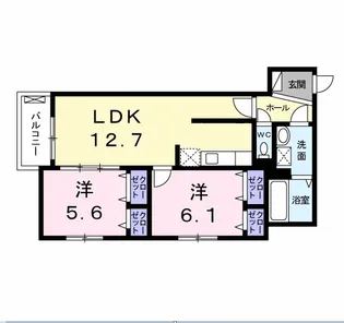 グラーツィア【201号室】の間取り