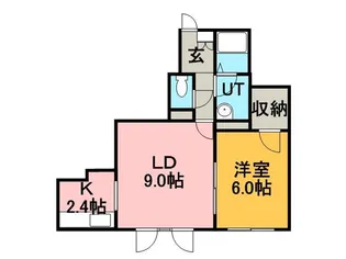 サンテラス星置南【3階】の間取り