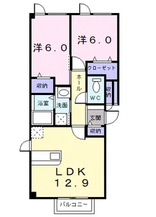 ユリシス【1階】の間取り