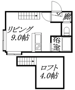 ライフステージ学園南Ⅱ【204号室】の間取り