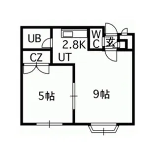 セトル澄川【303号室】の間取り